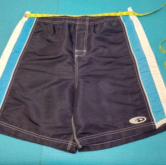 Good Vibes Men's Navy Blue Bermuda Shorts Swimwear - Size L - Picture 5 of 10